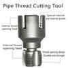 4-6 Inch Universal Pipe Threader Tool For PPR PE PVC With Iron Material For Electric Drill Professional Thread Cutting