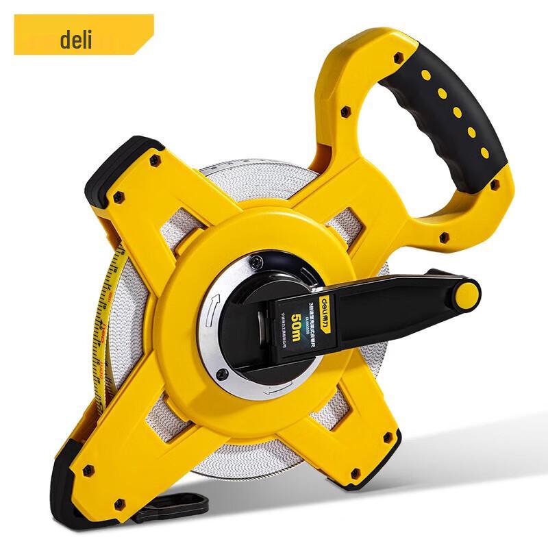 Deli 50m Open-Reel Tape Measure