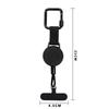 Anti-Theft Retractable Phone Holder Keychain Heavy Duty Strap Tether With Carabiner For Hiking Cycling Climbing