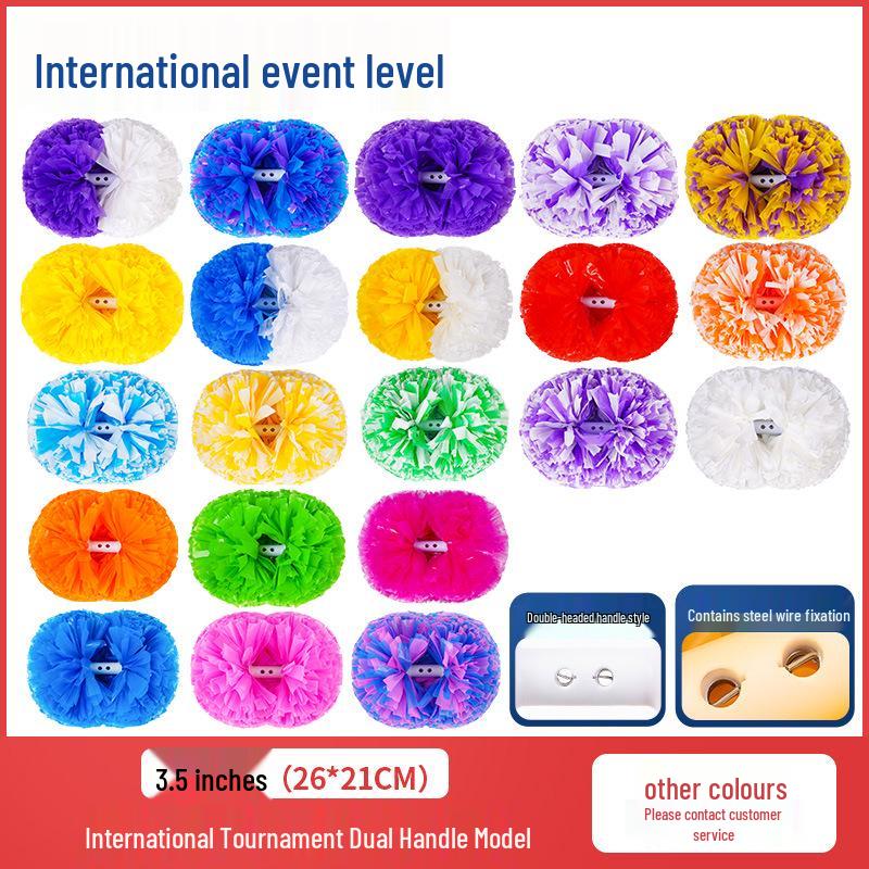 Cheerleading Hand Flowers: Colorful Performance Pom-Poms for Dance and Cheer.