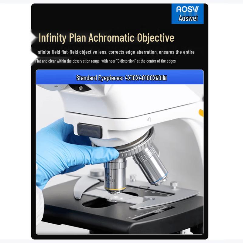 AOSVI Professional Biological Microscope 6000x with 5.1MP Camera