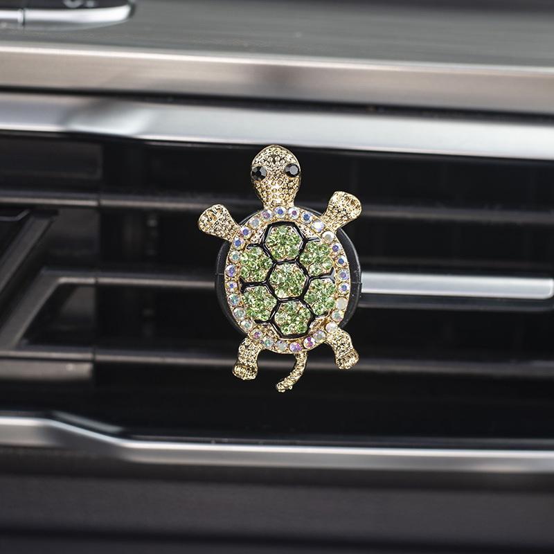 

Cartoon Turtle Car Vent Perfume Clip, Car Air Freshener Clip, Car Interior Fragrance Decorative Ornament A2