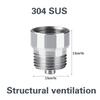 2 Pieces Water Flow Control for Valve Stainless Steel Water Saver for Shower Heads 1/2 Inch Shower Flow Limit Reducer