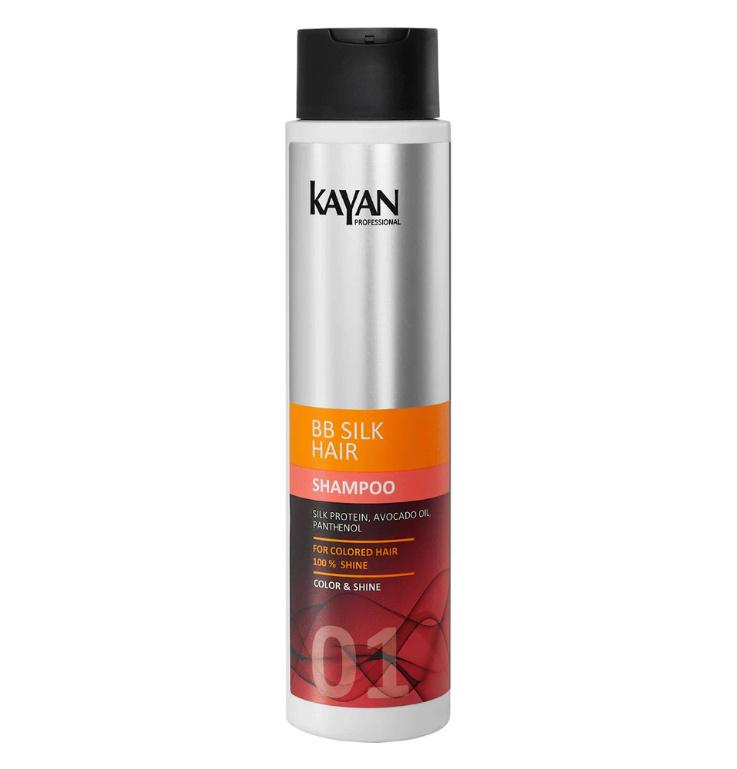 Kayan bb silk szampon do włosów farbowanych, 400 ml