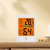 Digital Room Thermometer Backlight Magnetic Thermometer Hygrometer Large Screen Home Humidity Meter Precise for Indoor Bedroom