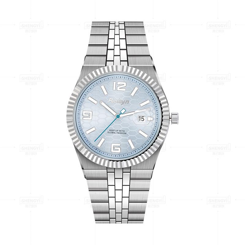 Luxury Men's Waterproof Quartz Watch with Calendar - Land Rover Style