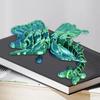 3D Printed Articulated Toy Butterfly Flying Dragon With Movable Joints Colorful 3D Printed Toy Adults Fidget Toys For Bedside