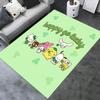 Office Rug Hello Kitty, Lucky Charms Anti-Slip Rug, Machine Washable for Living Room, Bedroom, Office, Multiple Sizes, Bedroom Mat, Decorative Mat, Du