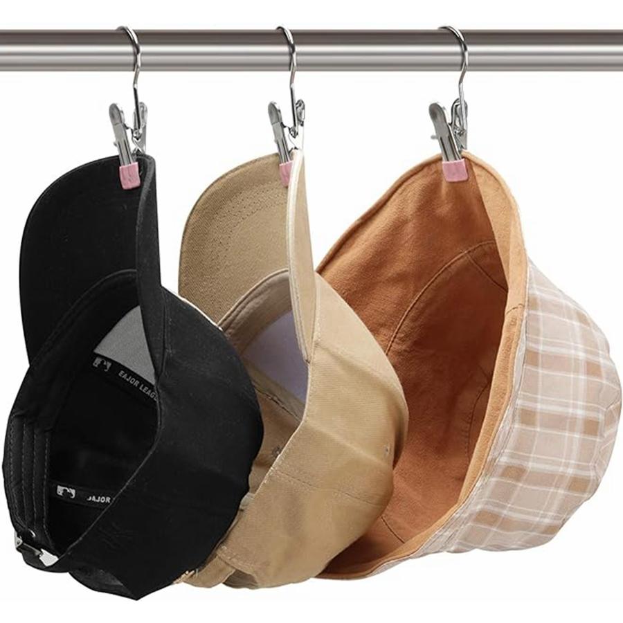 1 Stuk Roestvrijstalen Wasknijper Multifunctionele Kledingdroogklemmen met Haak Stevige Winddichte Kledingpinnen Sokken Handdoekhanger