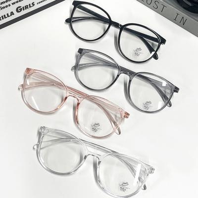 Anti-blue Light Optical Glasses Unisex Myopia Glasses Retro Ultra-light Large Square Frame