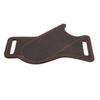Folding Knife Sheath for Men Cowhide EDC Knife Belt Tool Carrier Pouch for Lighter Car Key Brown