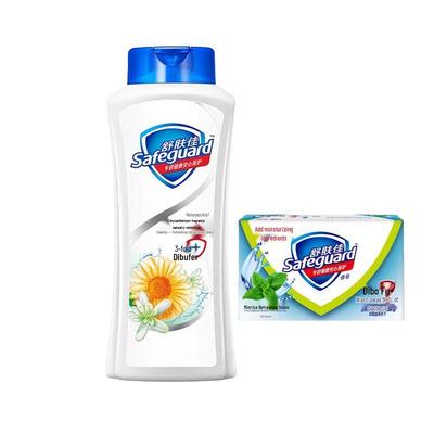 Safeguard Body Wash & Peppermint Soap Set