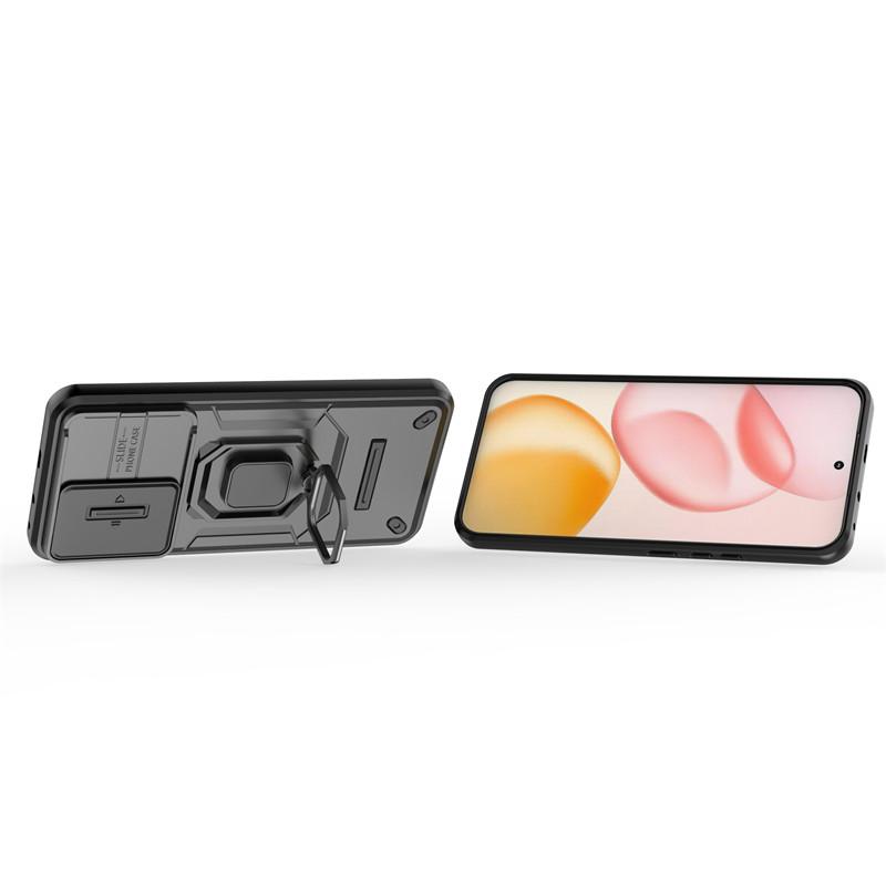 For Honor 400 Global Case Slide Camera Len Cases Honor 400 Global Cover Bumper Shockproof Armor PC Phone Cover Honor 400 Global