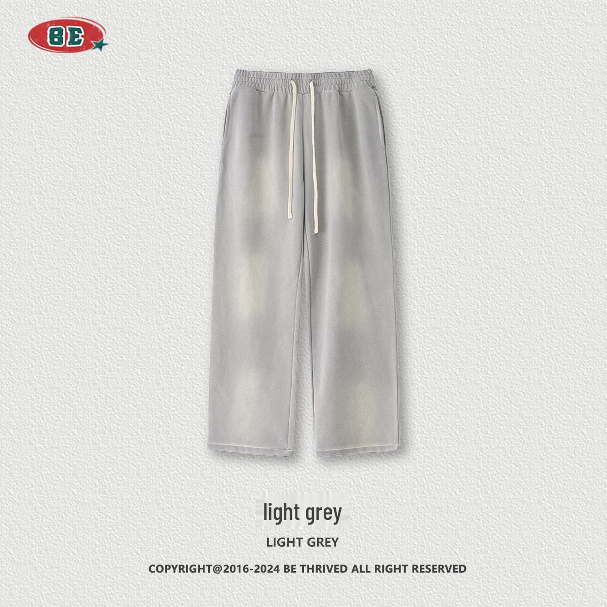 

BE Men s Wear | 2025 Autumn Distressed Gradient Hoodie & Straight-Leg Pants Set X-Large