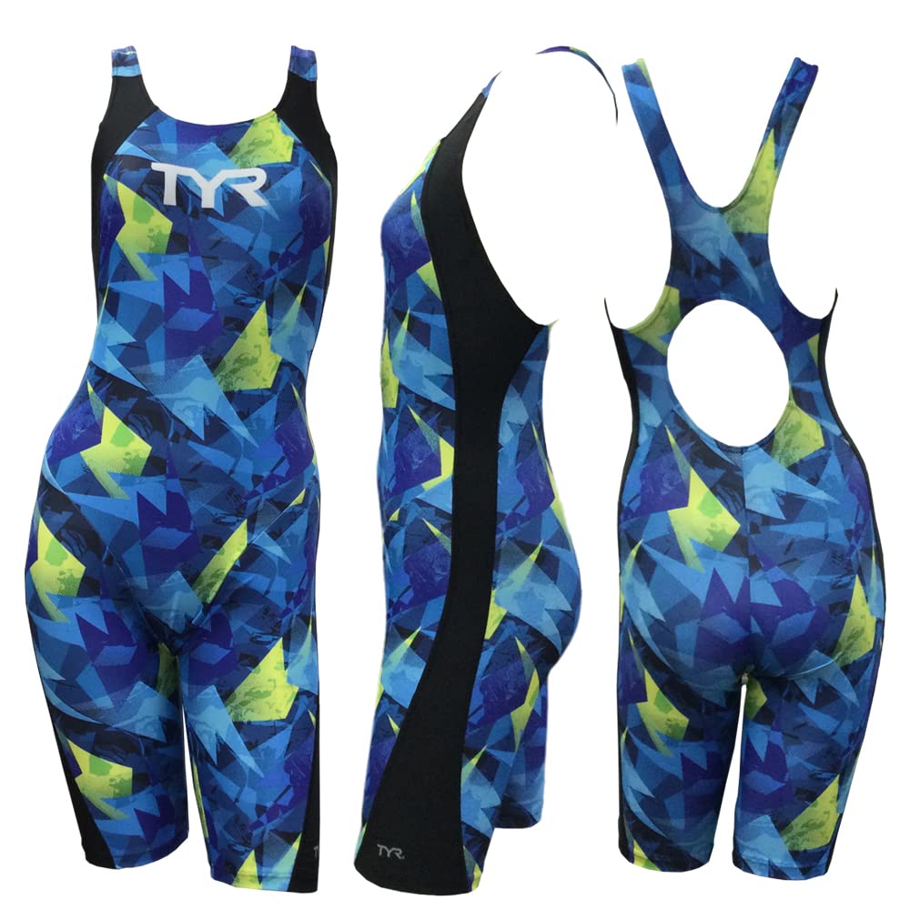 

TYR Competition Swimsuit Size Womens 106221-823 BLU/L синий