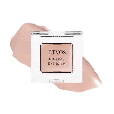 ETVOS Mineral Eye Balm Silky Beige Cream Sensitive Pearlescent Sodium #Chai (Eyeshadow, Shadow, Skin, Dullness, Dryness, Shine, Hyaluronate,