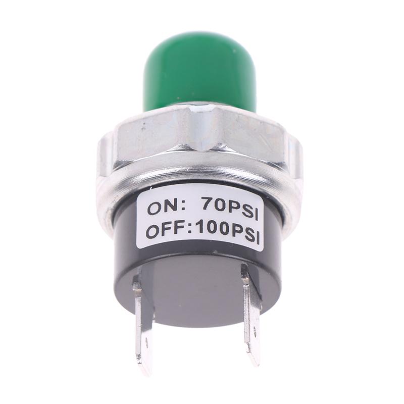 

70-100/90-120Psi Air Compressor Pressure Switch 1/4 Npt 12V/24V For Train Horn Air Pump Pressure Switch Controller Replace 70-100PSI