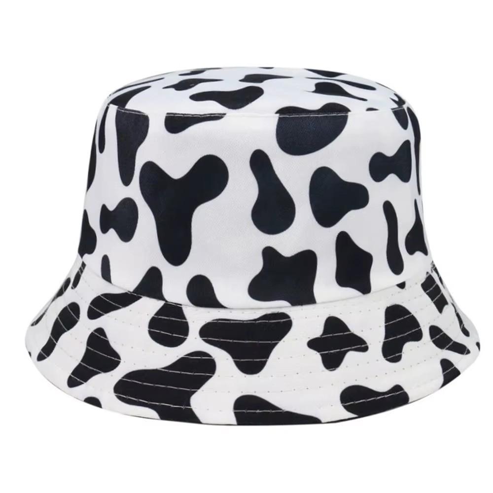 Wide Brim Giant Cow Bucket Hat Sun Protection Summer Fisherman Hat Vacation
