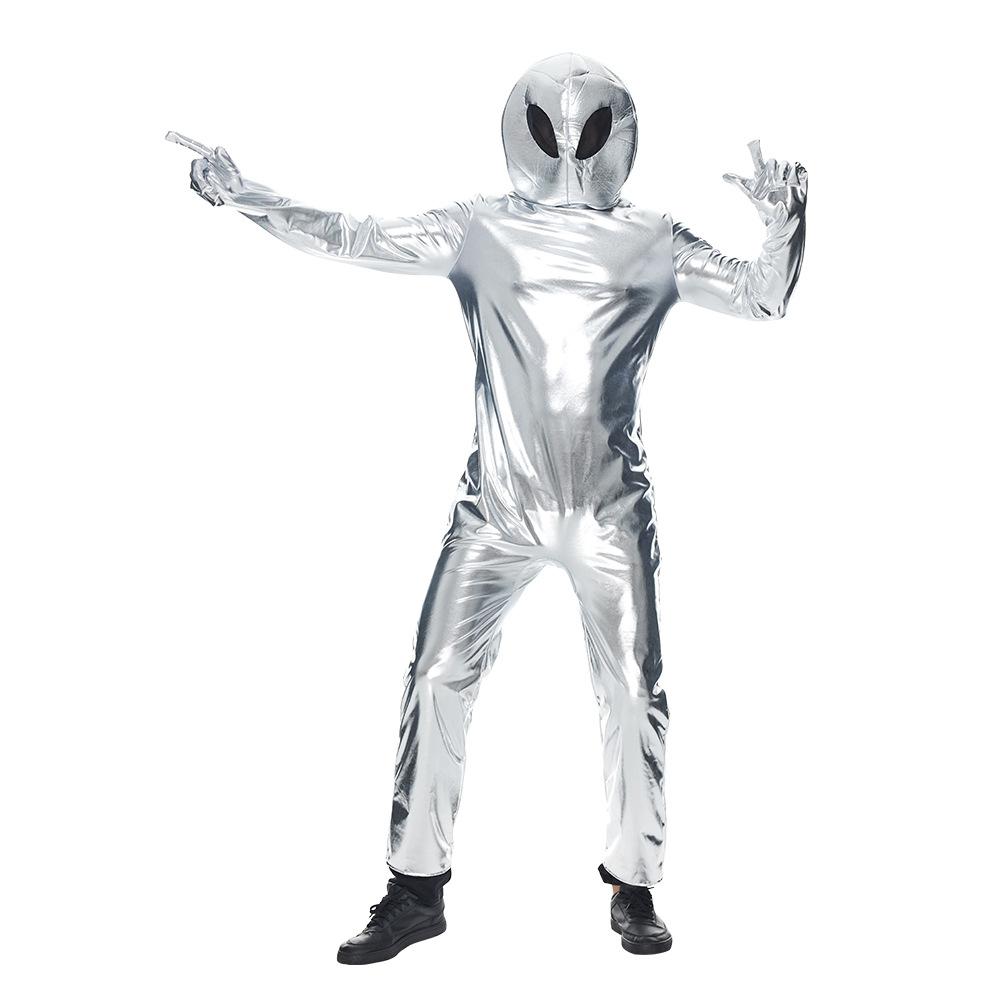 Halloween new alien roaming space party costume funny UFO astronaut show