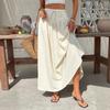 Cross-border Amazon European, American and foreign trade summer vacation casual skirt high waist big swing thin versatile beach dress