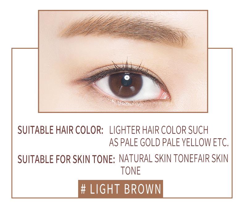 

Водостойкий крем-краска для бровей, не размазывающийся, и филлер для линии роста волос 1.8g