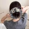 Elegant Four-layer Plaid Lace Large Intestine Scrunchie Hair Band For Women Girls Sweet Hair Tie Hair Ring Hair Accessories