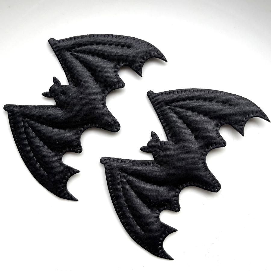 

10 pieces of black bat/spider scrapbook suitable for clothing Halloween DIY decorations Pearl чёрный