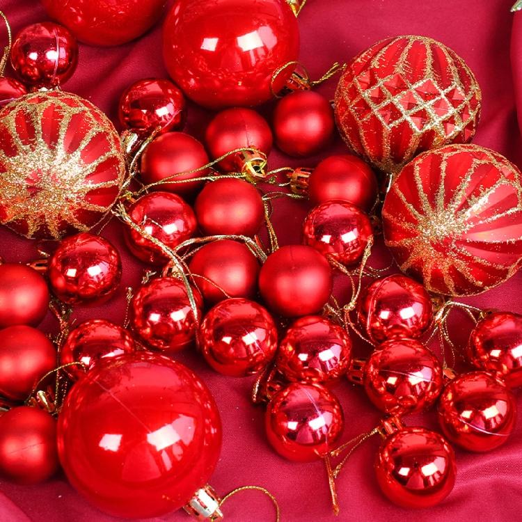 Decorazioni Albero di Natale Palline Sferiche Set Palline da Appendere Ornamenti Decorazione Campanella