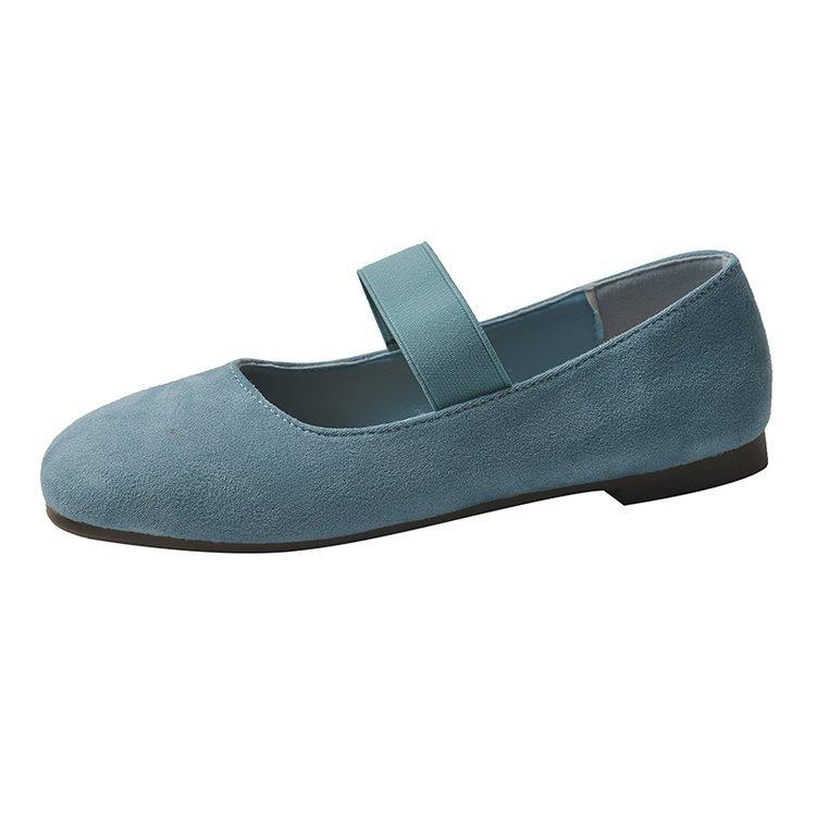 Flat-bottomed retro small red single shoes fairy shoes 2025 new summer ballet shoes with skirt Mary Jane shoes