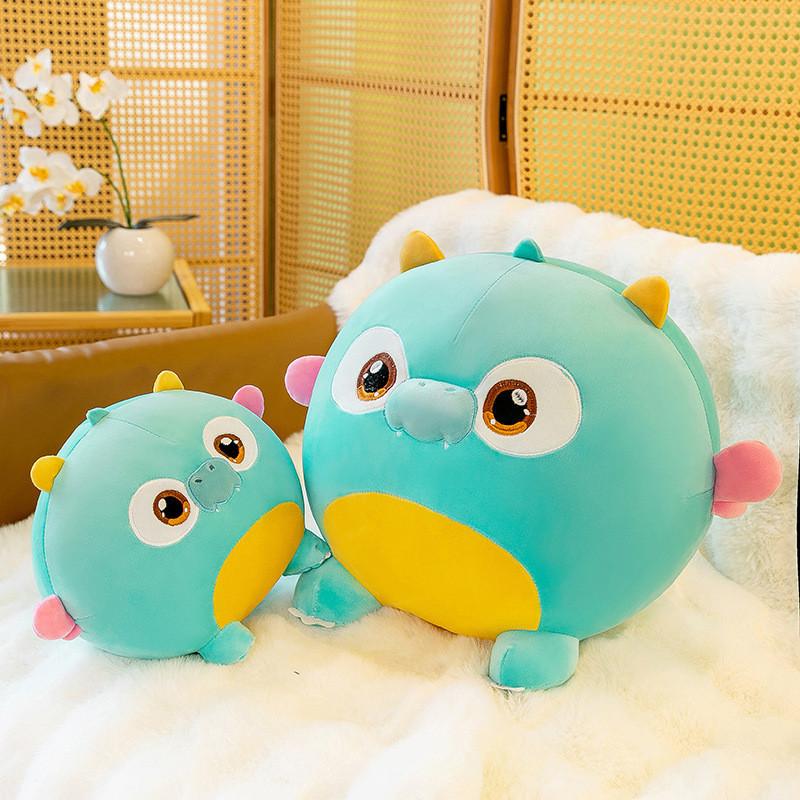 Cute Dinosaur Plush Toy 9 Inch Green Dino Stuffed Animal For Kids