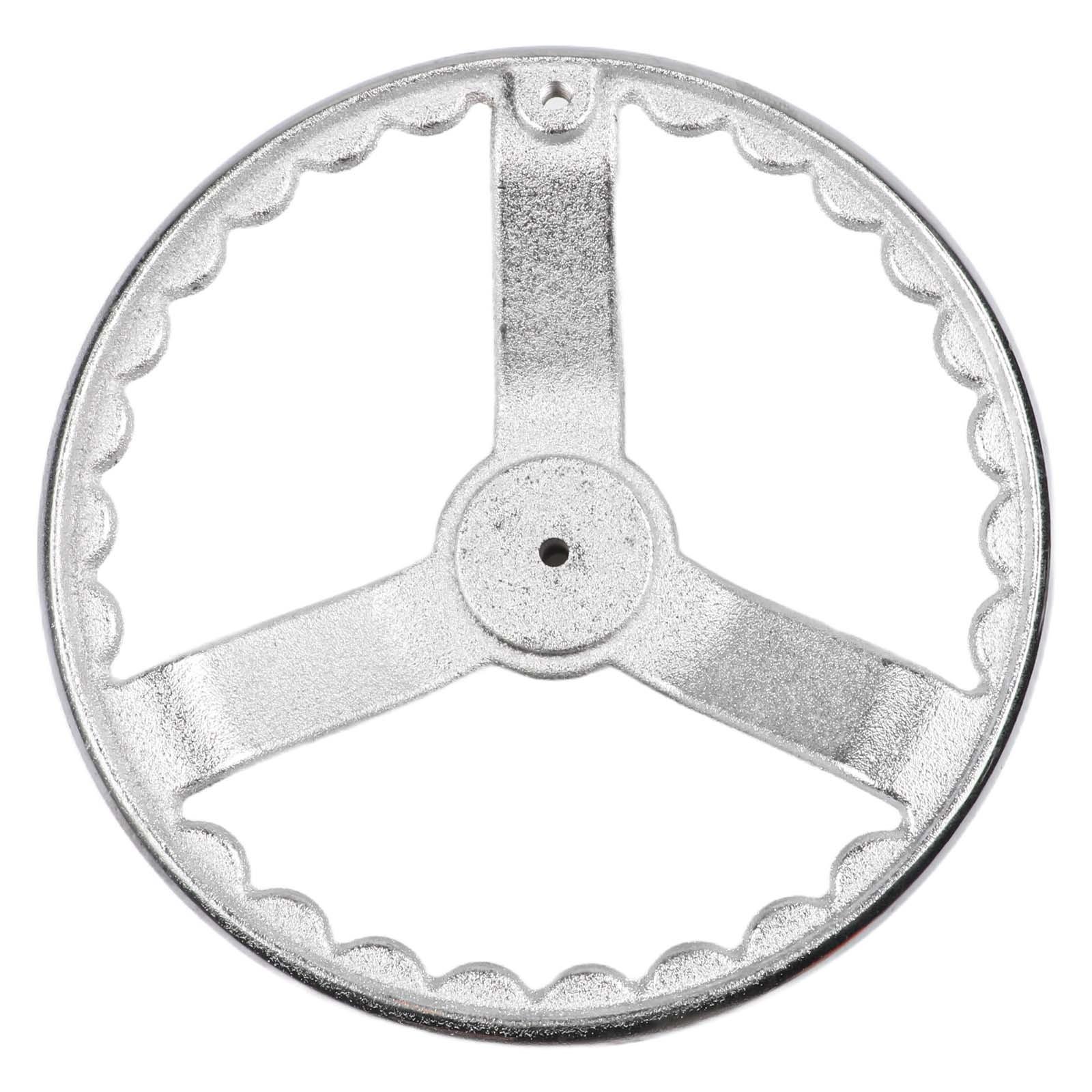 Sleek Chrome Plated Steel Handwheels Suitable