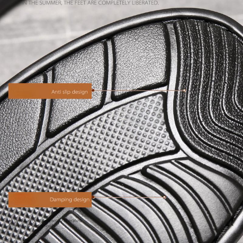 Brand Men's Sandals Summer Soft soled Anti slip Beach Shoes Male Outdoor comfortable Men slippers Luxury High Quality sandalias