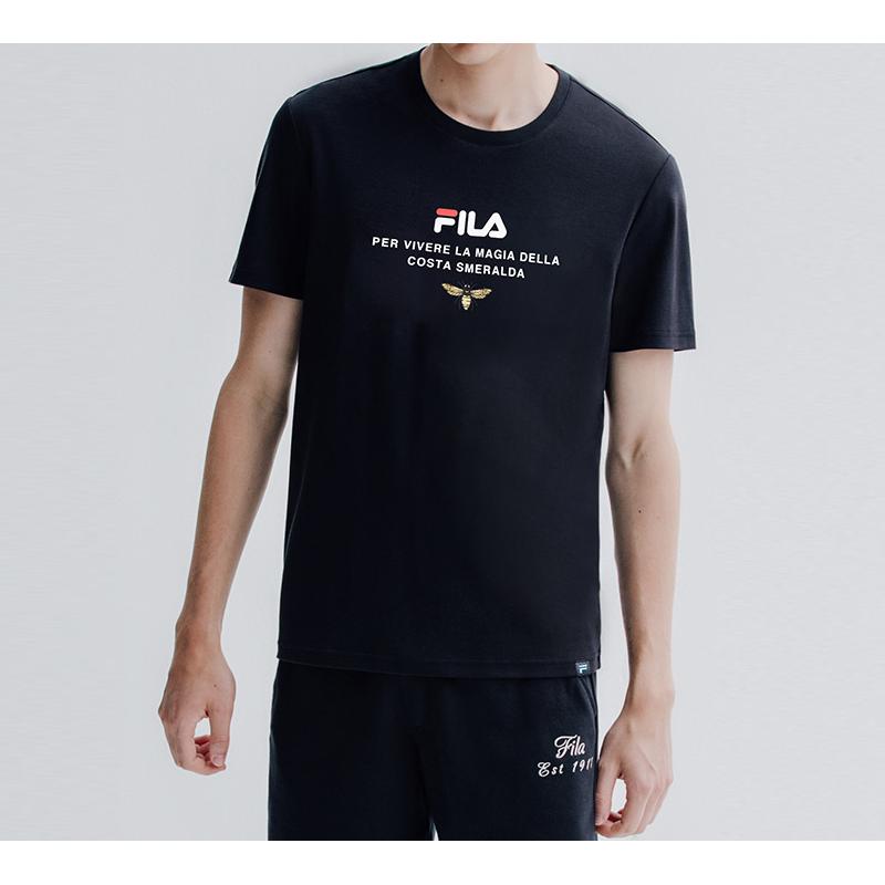 New FILA T Shirts Men's Legend Blue F11M028122FNV