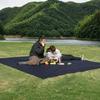 Portable Multi-Person Gazebo with Wind, Rain, and Sun Protection Canopy and Ground Mat