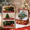 Natures Birds Crystal Glass Christmas Tree Ornament Set With Plastic Material For Holiday Decor
