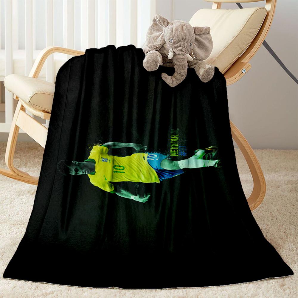Ronaldo's Iconic Celebration Blanket Soft Warm Cozy Perfect for Livingroom Office Chair Picnics for All Seasons Playful Design