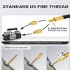 High Pressure Tire Inflator Hose With Valve Adapter For Air Compressor Quick Connect Fits Car Motorcycle