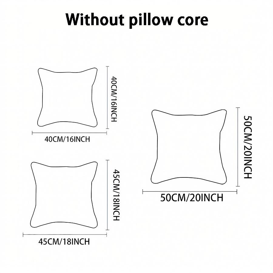 Christmas Snowman Pillow Cover Christmas Tree Gift Pile Home Bedroom Decoration Cushion Cover Bedside Pillow