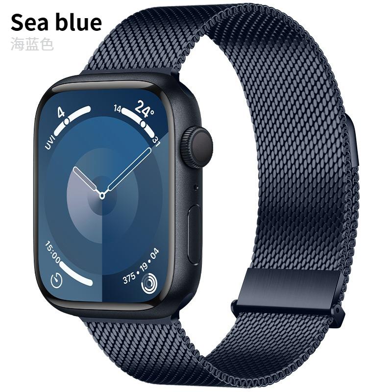 Magnetic Strap for Apple Watch Band Ultra 49mm 46mm 42mm Milanese Bracelet iWatch Series 10/11 9 8 7 6 5 4 SE/3 45/44/41/40mm