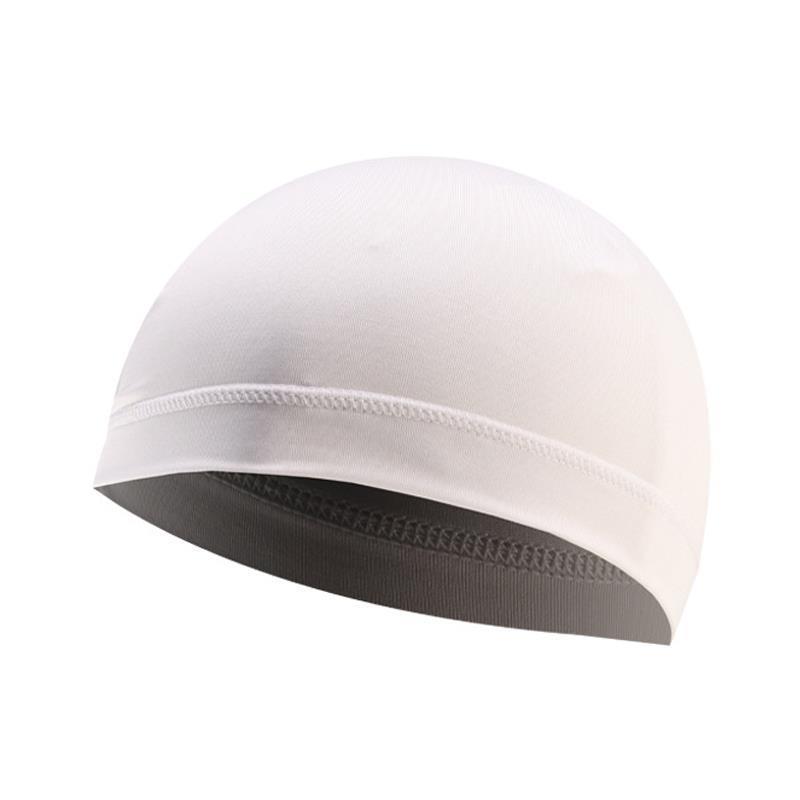 

Mens Womens Quick Dry Sweat Wicking Beanie Cap Stretchable Cycling Skull Skull Cap Bandana Helmet Liner Hat For Outdoor Sport белый