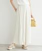 ROPE PICNIC Rayon Linen Blend Easy Wide Beige 38 Pants, (28)