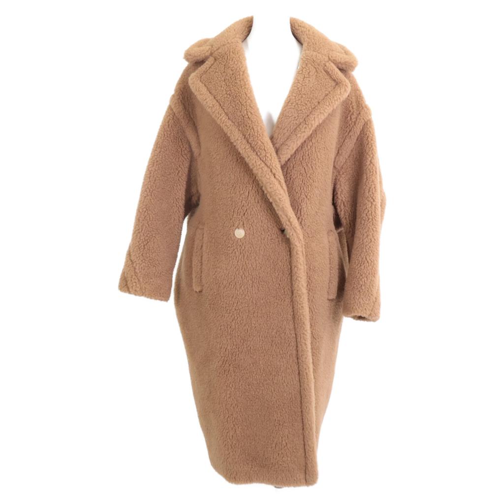 Max Mara Excellent condition, genuine Japanese product, item number 101613096, camel silk teddy bear long coat S BrownUsed