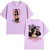 Kenia Os K De Karma Belladona Tour 2026 Graphic T Shirts Unisex Women Hip Hop Aesthetic Pop Cotton Short Sleeve Tshirt Streetwear