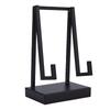 Metal Plate Stand Black Table Easel Stand Modern Book Picture Frame Artwork Holder for Display