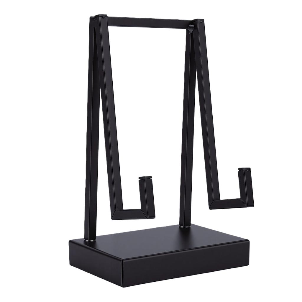 Metal Plate Stand Black Table Easel Stand Modern Book Picture Frame Artwork Holder for Display