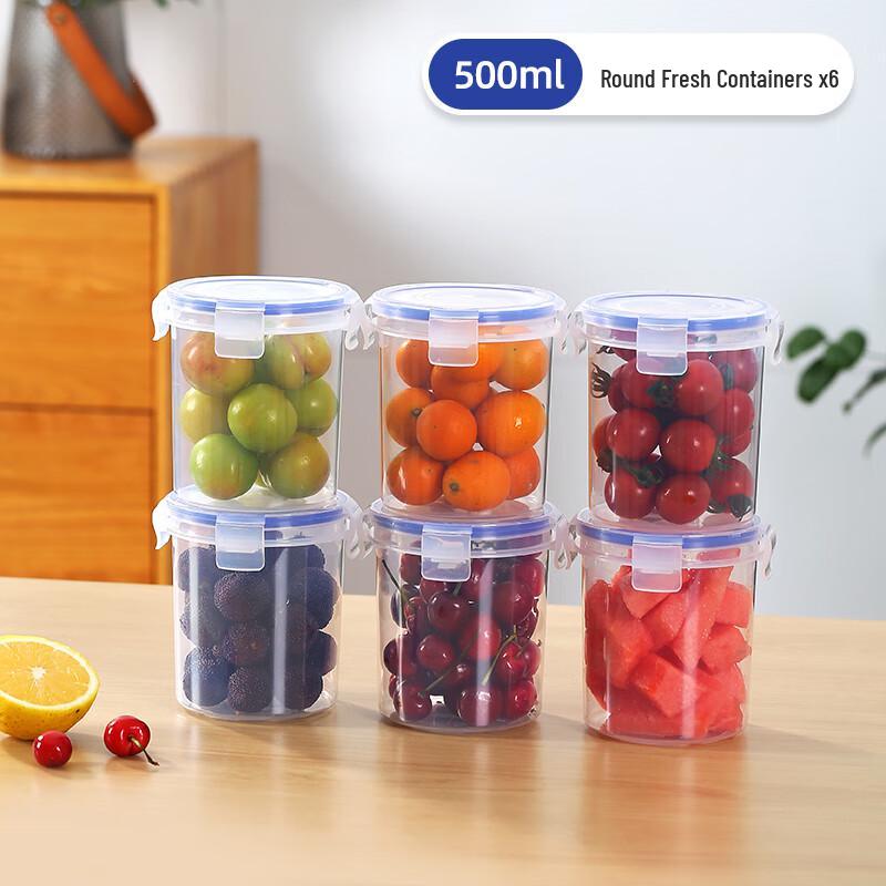 Allies Food-Grade Round Storage Container Set