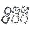 Valve Plate Washers 6pcs Black Hole Spacing: 48x62mm Plastic