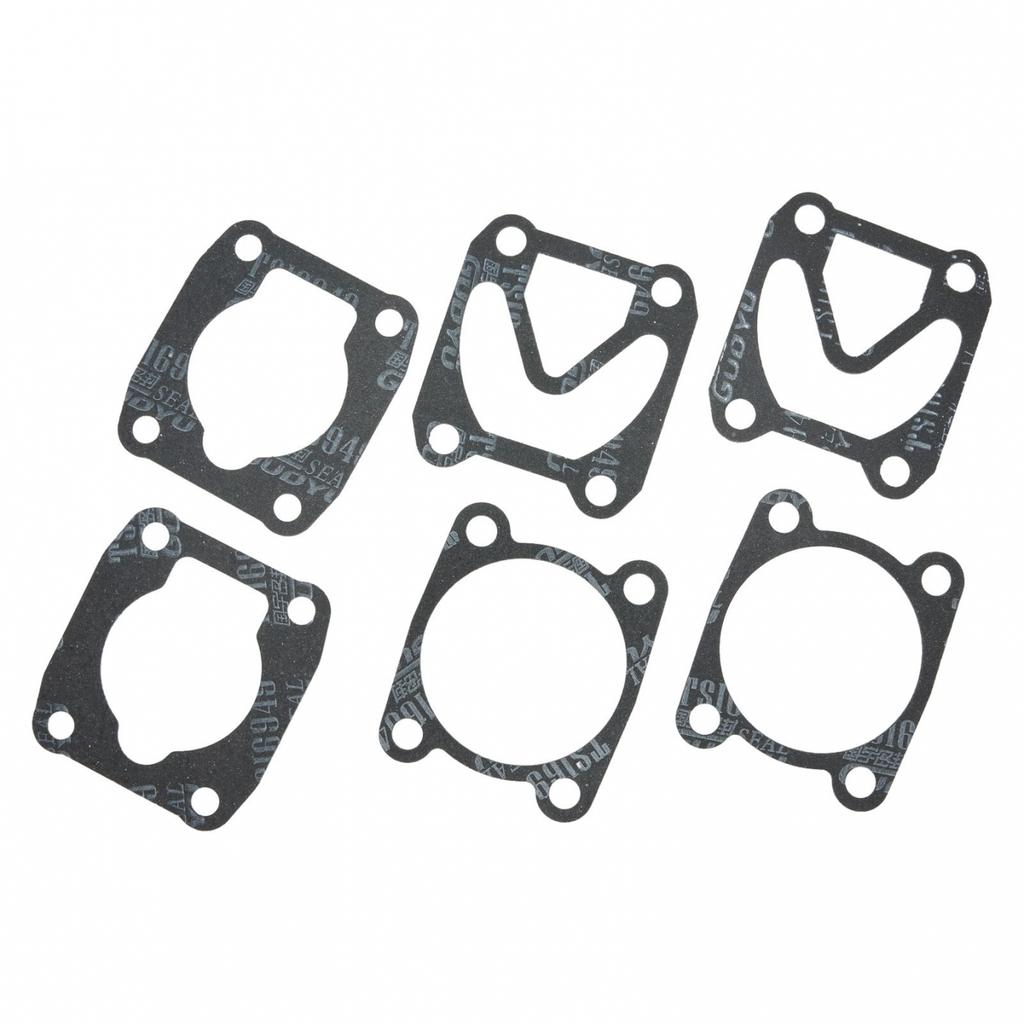 Valve Plate Washers 6pcs Black Hole Spacing: 48x62mm Plastic