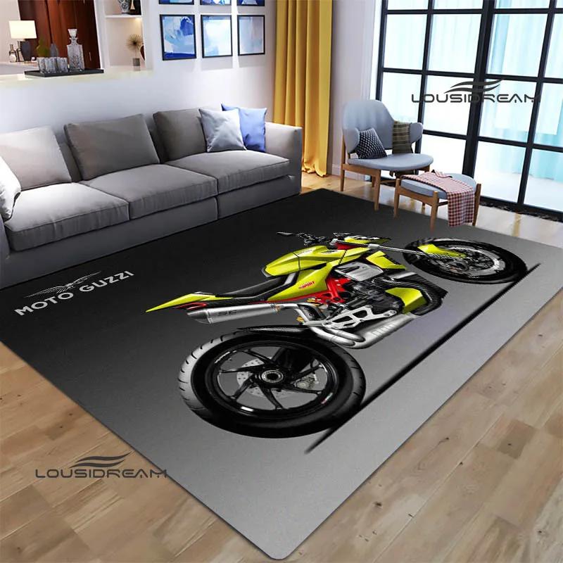 3D Guzzi motorcycle Printed Carpet Non-slip carpet Fashion yoga mat carpets for bed room outdoor rug bedroom decor birthday gift