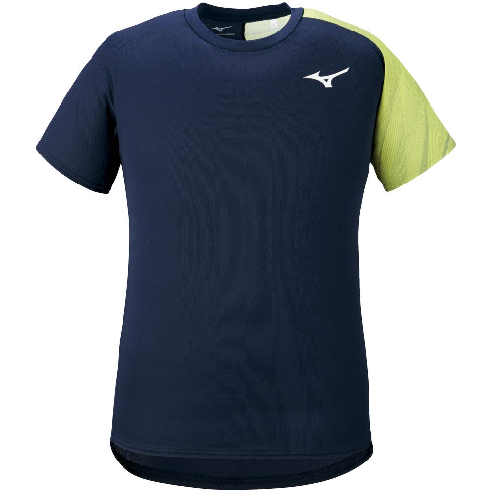 

Mizuno Track Field Running Practice Deep Medium & Shirt, Moisture-Wicking, Quick-Drying, U2MA1013, Navy,
